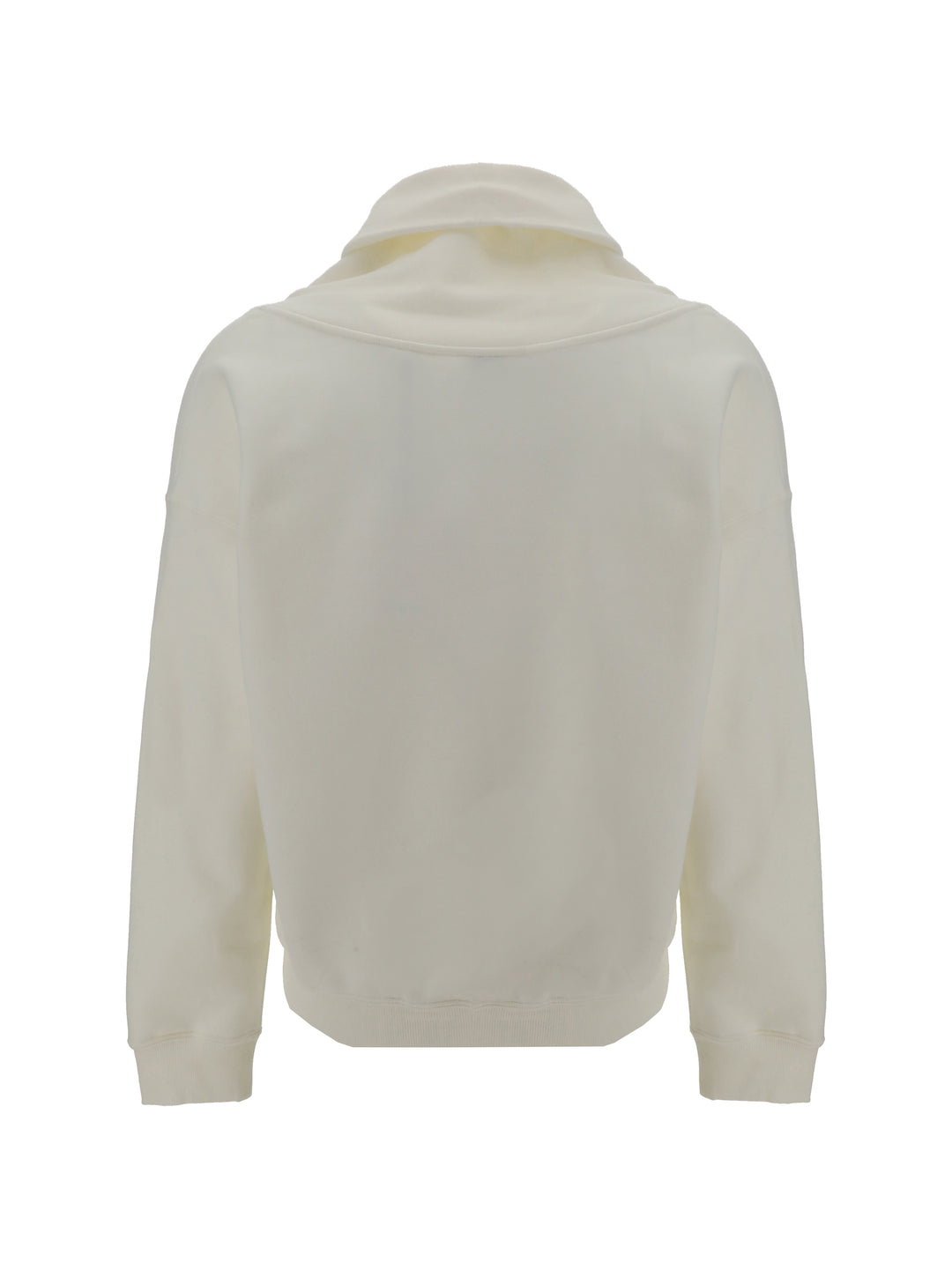 SWEAT COL DRAPE MOLLETON DOUX