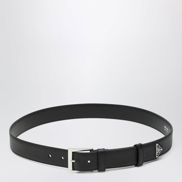Black Saffiano Belt