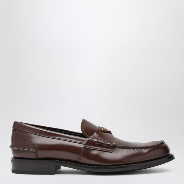 Brushed Leather Moccasins In Root Color