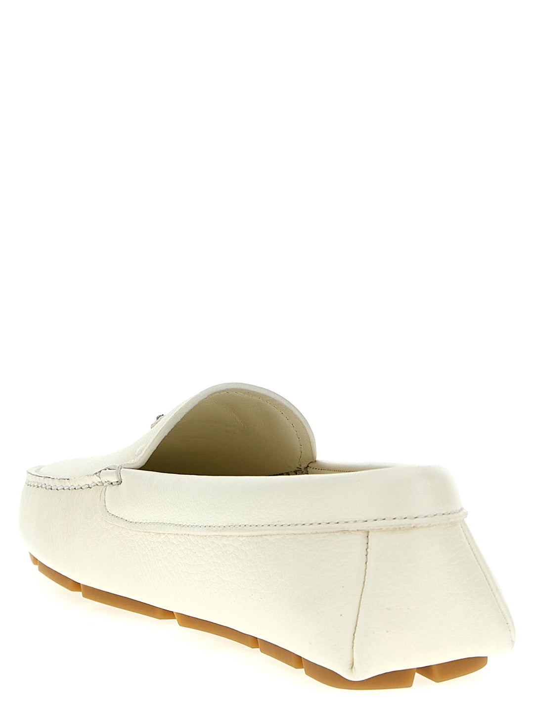 Prada Driver Loafers - White | 09817da4bc5dee2e7b661096923c18eef4551b22