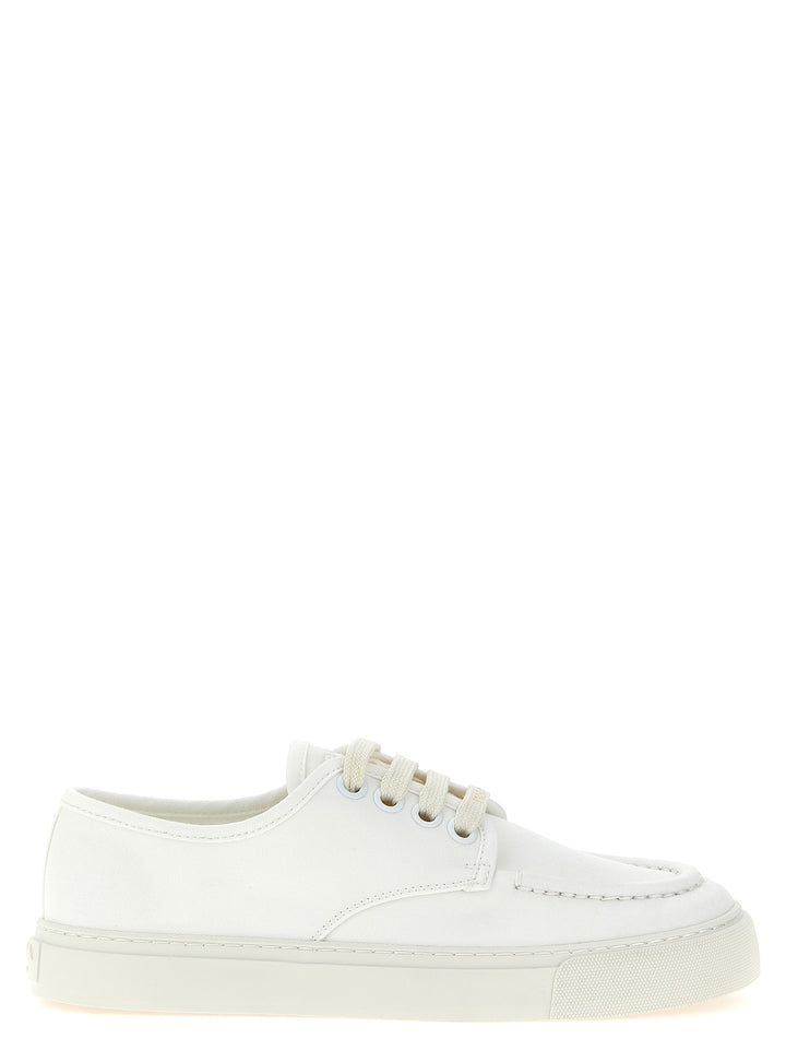 Prada Cotton Sneakers - White | 085af16b0cef9f9189982ed6f3fb87946a01fa90