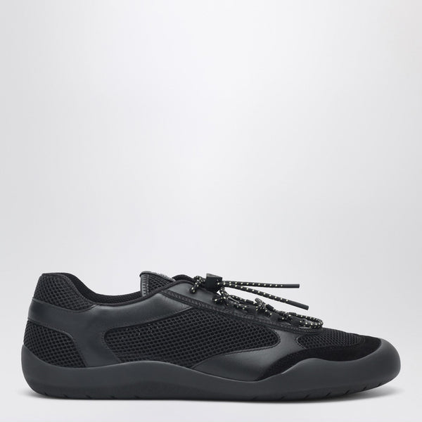 Zapatillas Speedrock Negras En Piel Y Malla