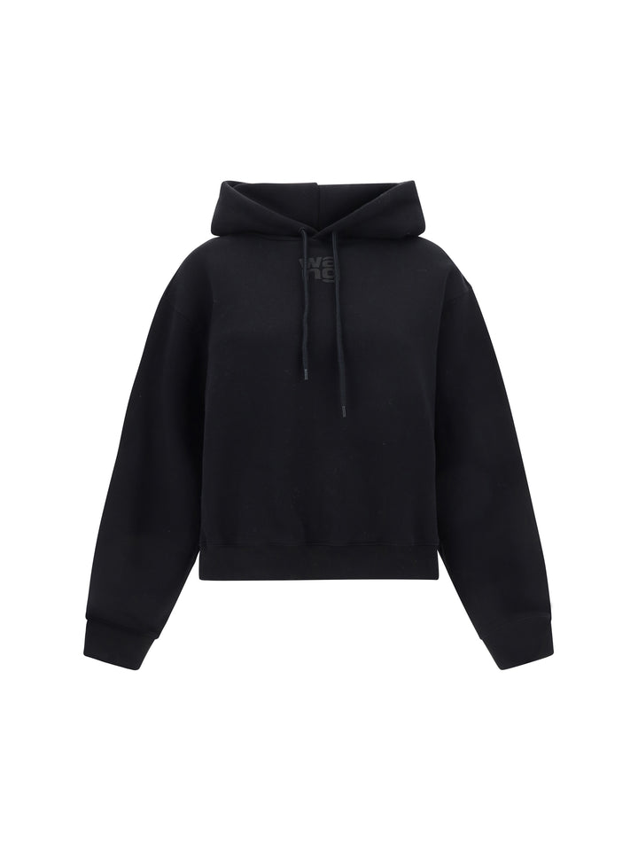 ESSENTIAL TERRY HOODIE WITH PUFF PAINT L