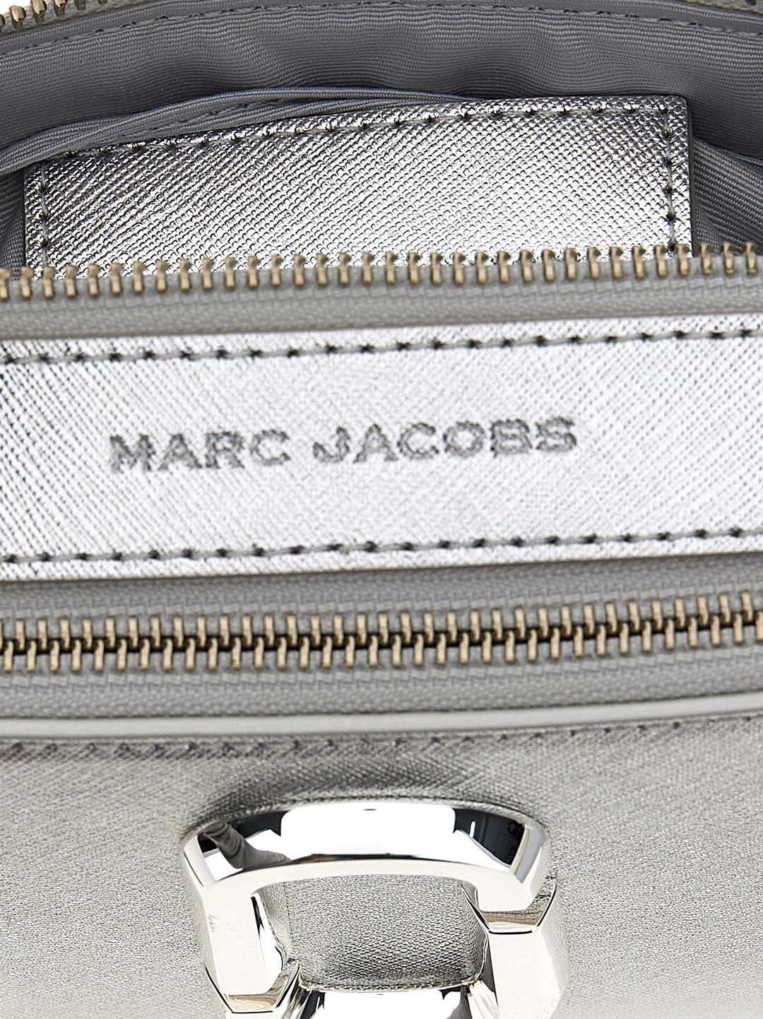 Marc Jacobs The Metallic Snapshot Crossbody Bags - Silver | f7a1f758d1ec6fe4ad9c6dec5fc3f0b250136504