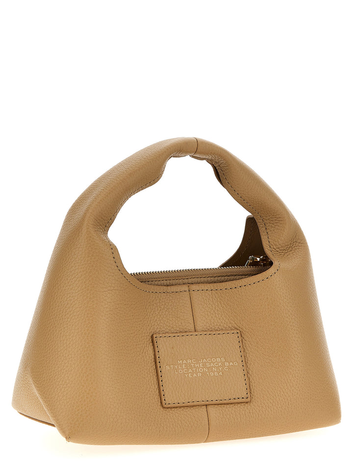 Marc Jacobs The Mini Sack Bag Hand Bags - Beige | bb3150813d29adf285378f378b6eca120588cb2e