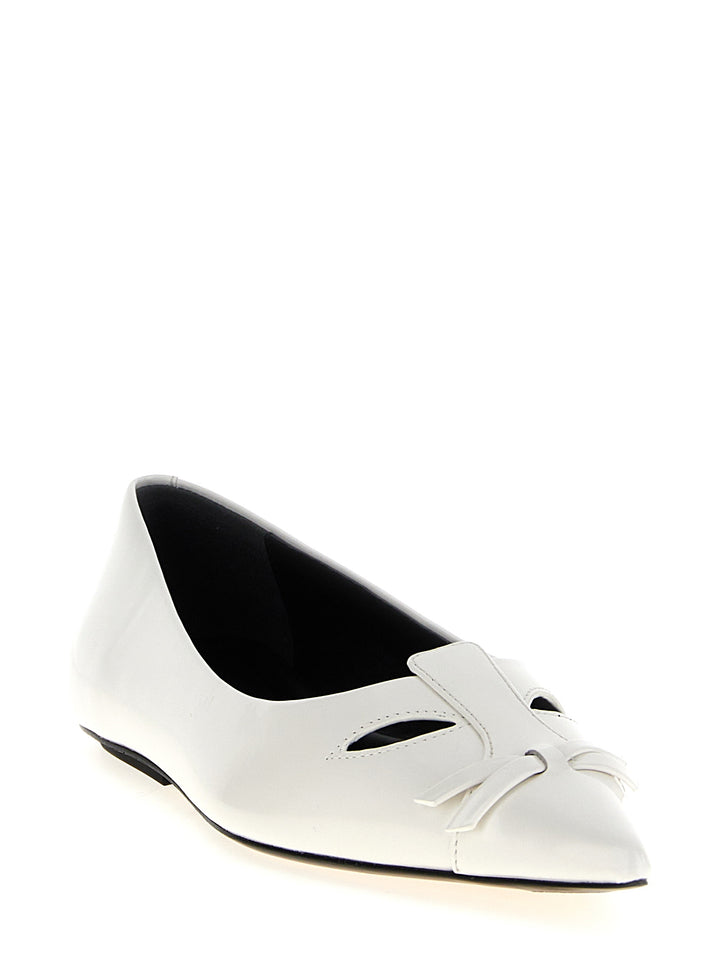 Marc Jacobs The Kat Flat shoes - White | 6bbaa72e346933bef0a7f87889d116e94aa602e7