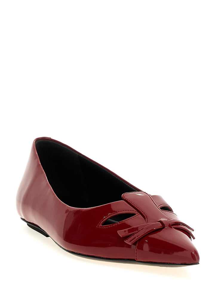 The Kat Flat Shoes Red