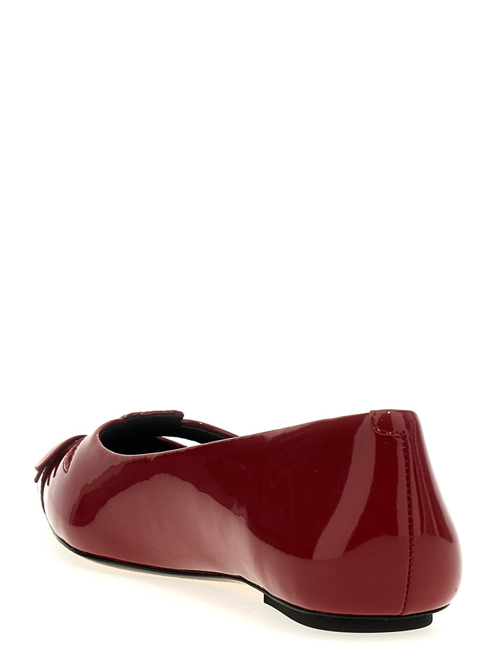 The Kat Flat Shoes Red