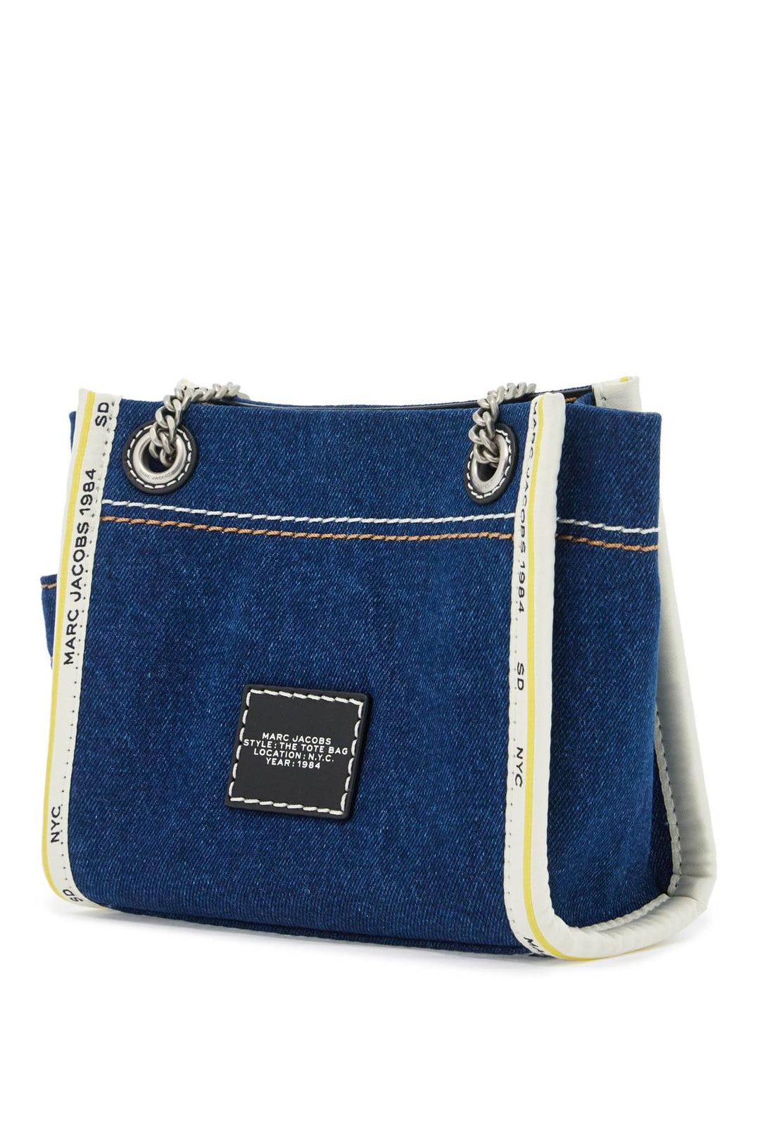 Borsa The Denim Chain Crossbody Tote Bag