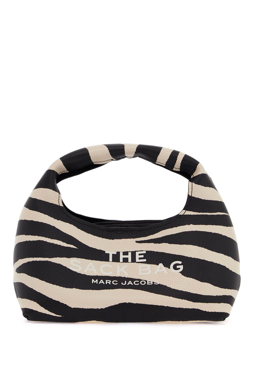 The Zebra Leather Mini Sack Bag