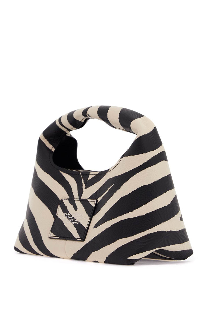 The Zebra Leather Mini Sack Bag