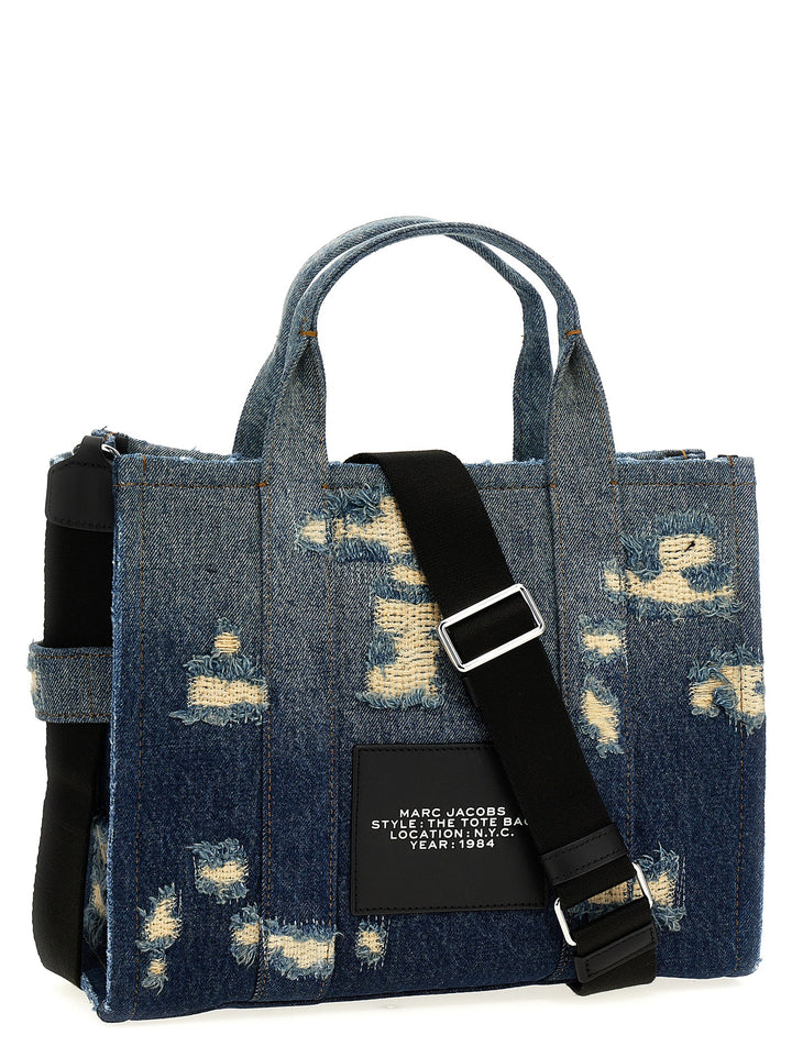 The Rip And Repair Denim Medium Tote Tote Bag Blue