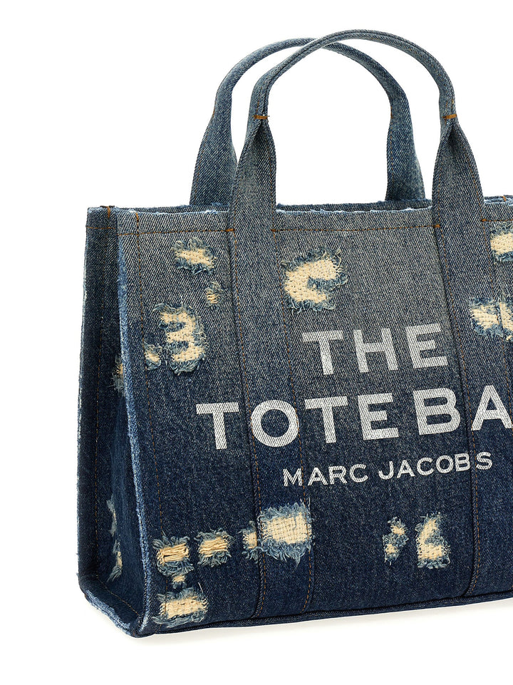 The Rip And Repair Denim Medium Tote Tote Bag Blue