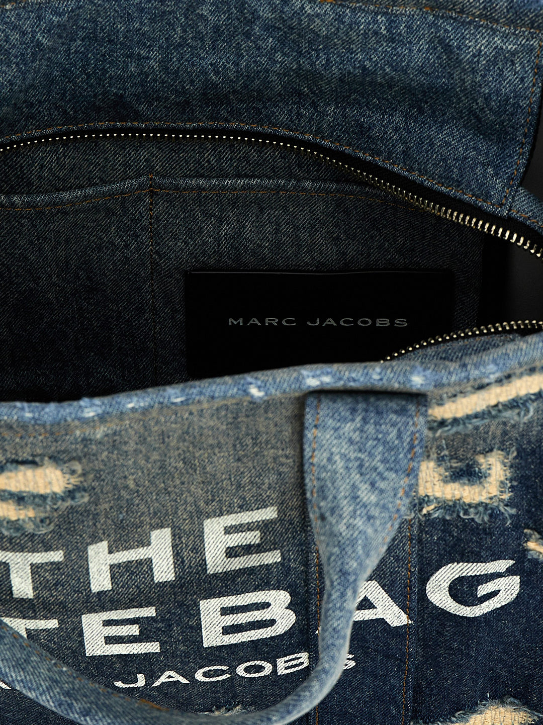 The Rip And Repair Denim Medium Tote Tote Bag Blue