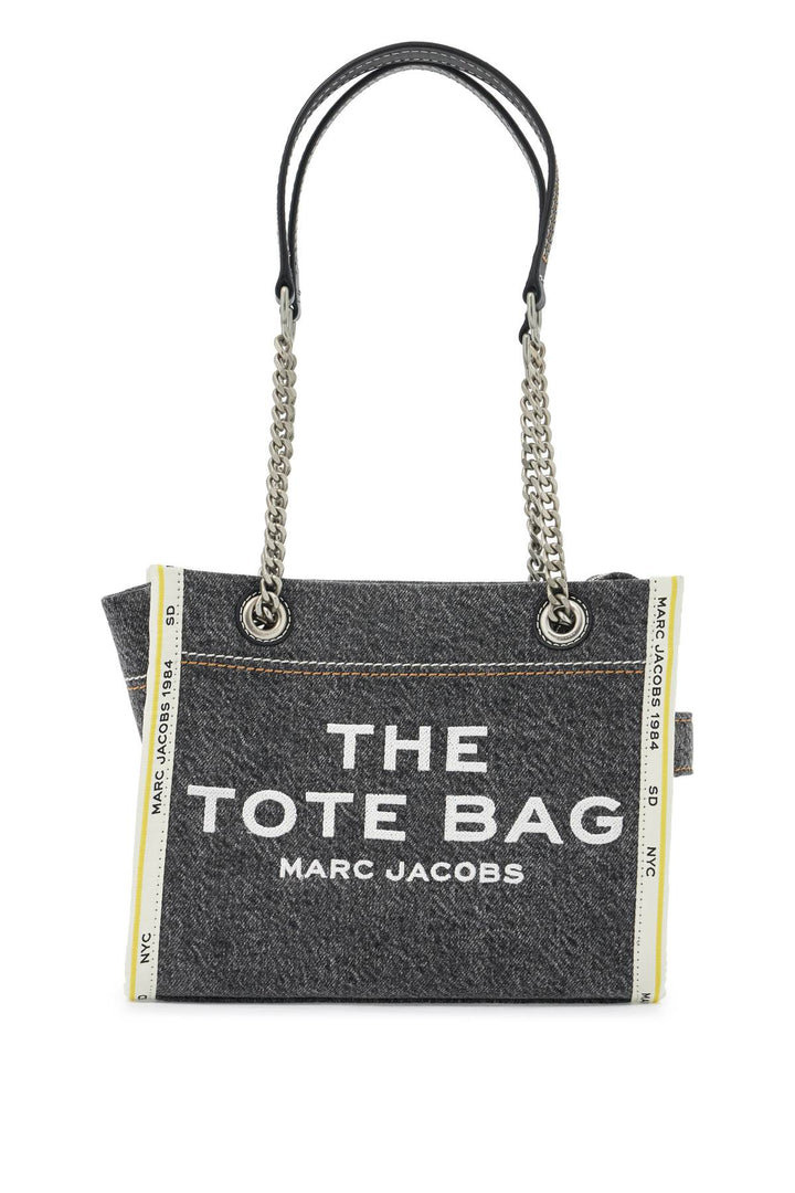 Borsa The Denim Chain Small Tote Bag