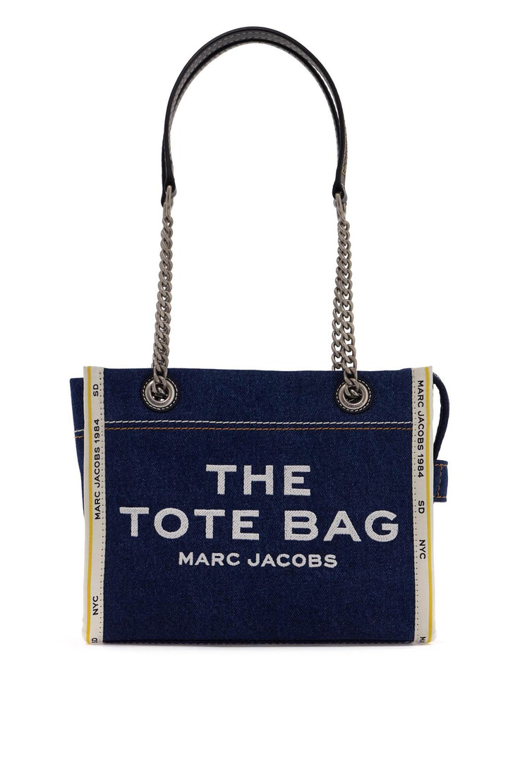 Borsa The Denim Chain Small Tote Bag