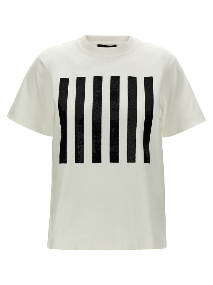 The Stripe Box T-Shirt White