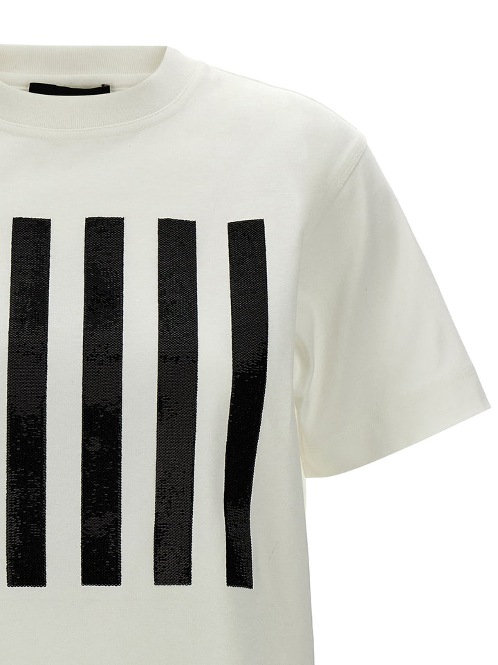 The Stripe Box T-Shirt White