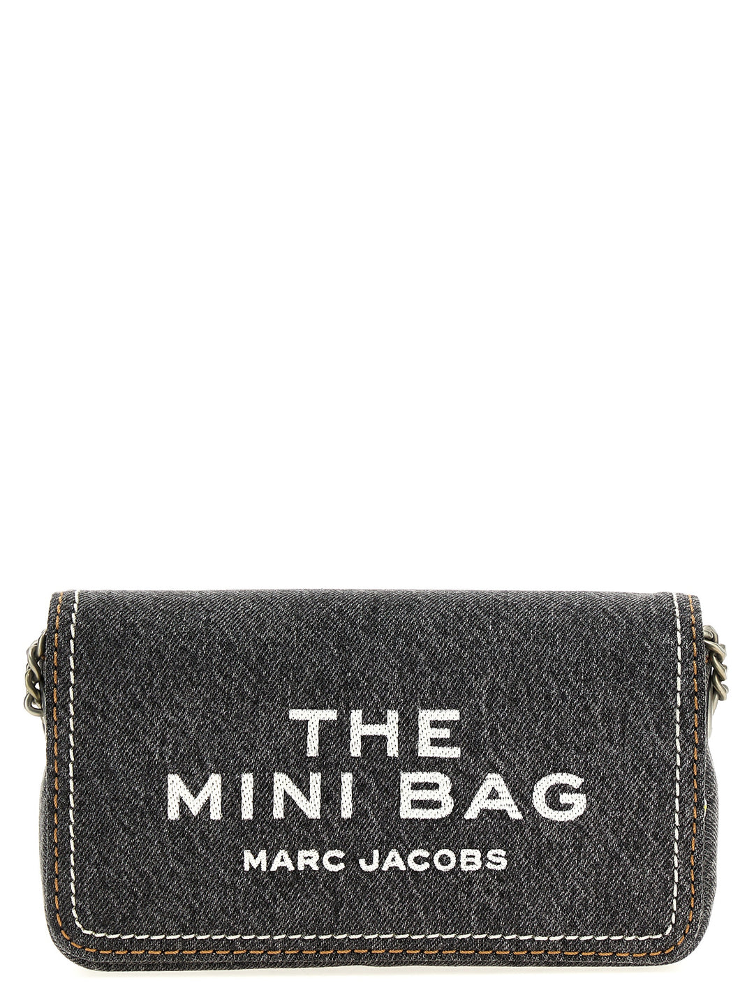 The Denim Chain Mini Crossbody Bags Gray