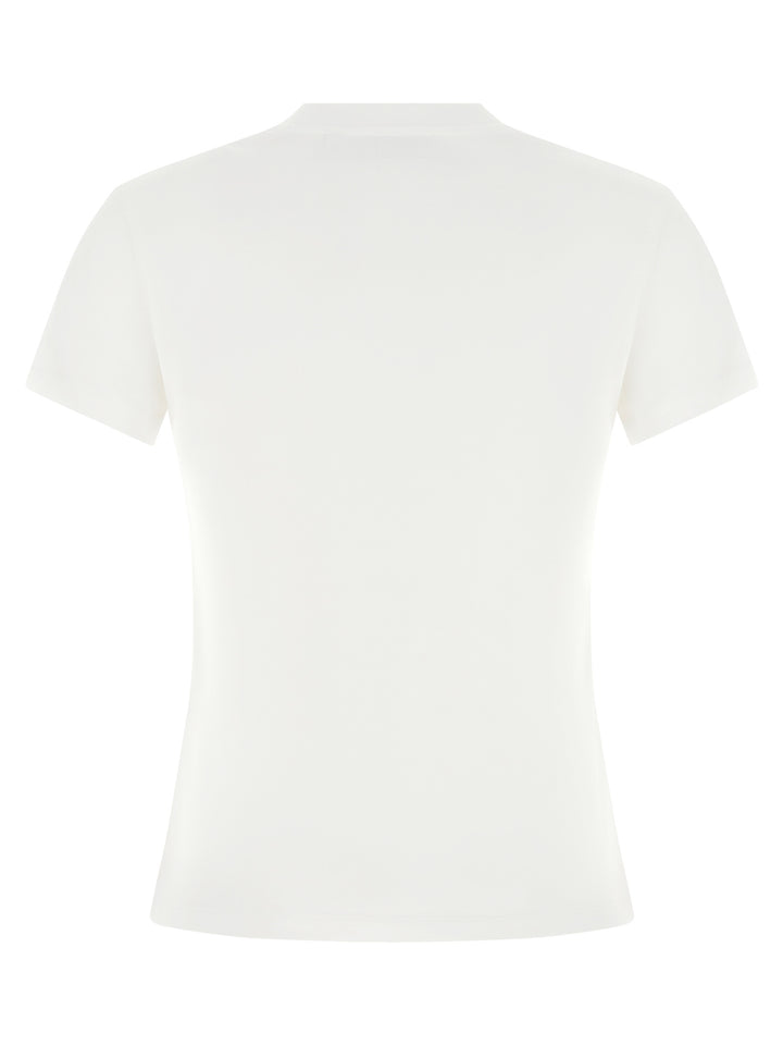 Off-White Logo Embroidery T-shirt - White | 455d4d93a24d853c7083bf68273cd023a481ae48
