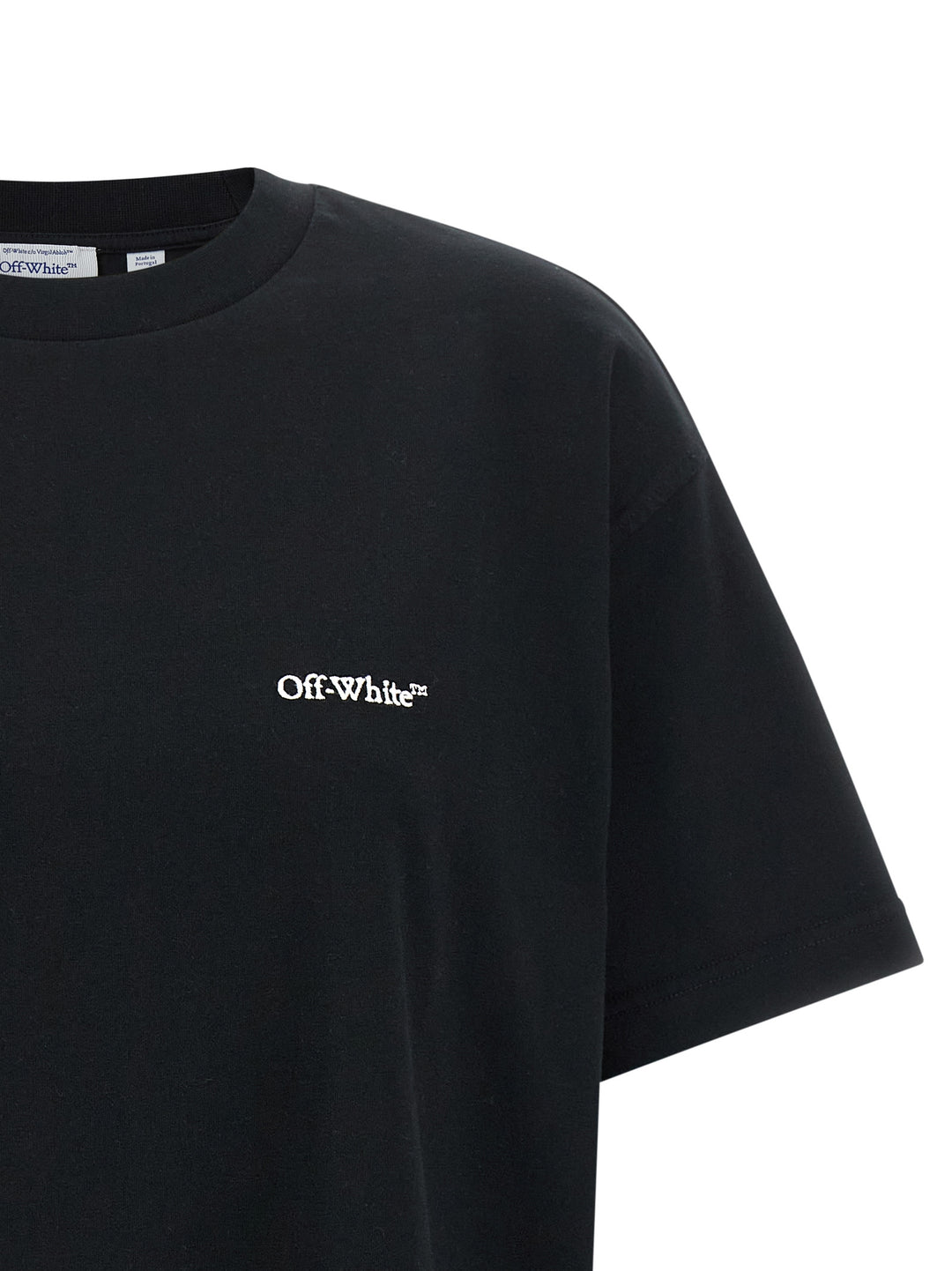 Off-White Arrow Out Flower T-shirt - Black | 213c4761dda3036e7d3816e6c603f4e3f8e32cfa