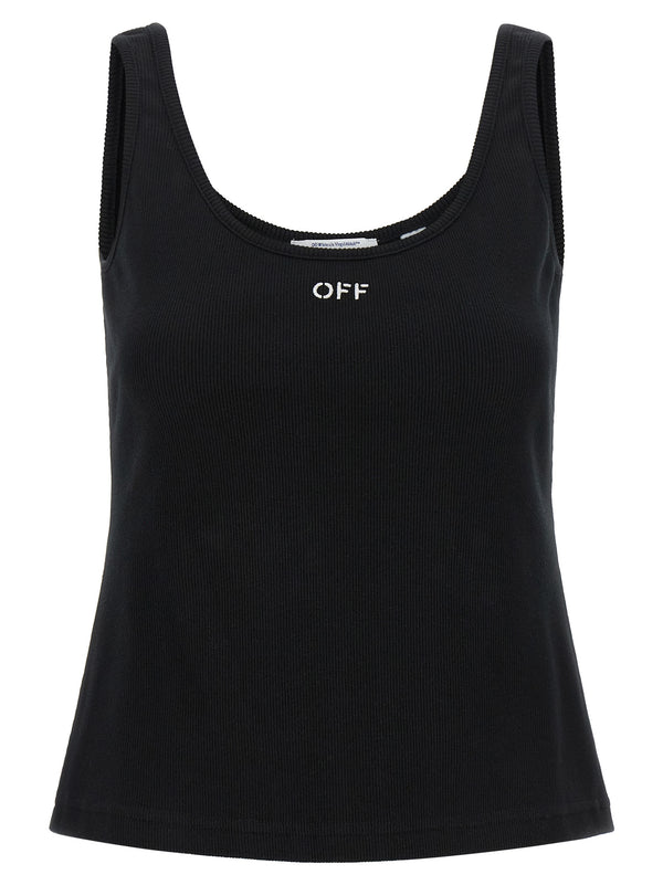 Off Stamp Tops Black