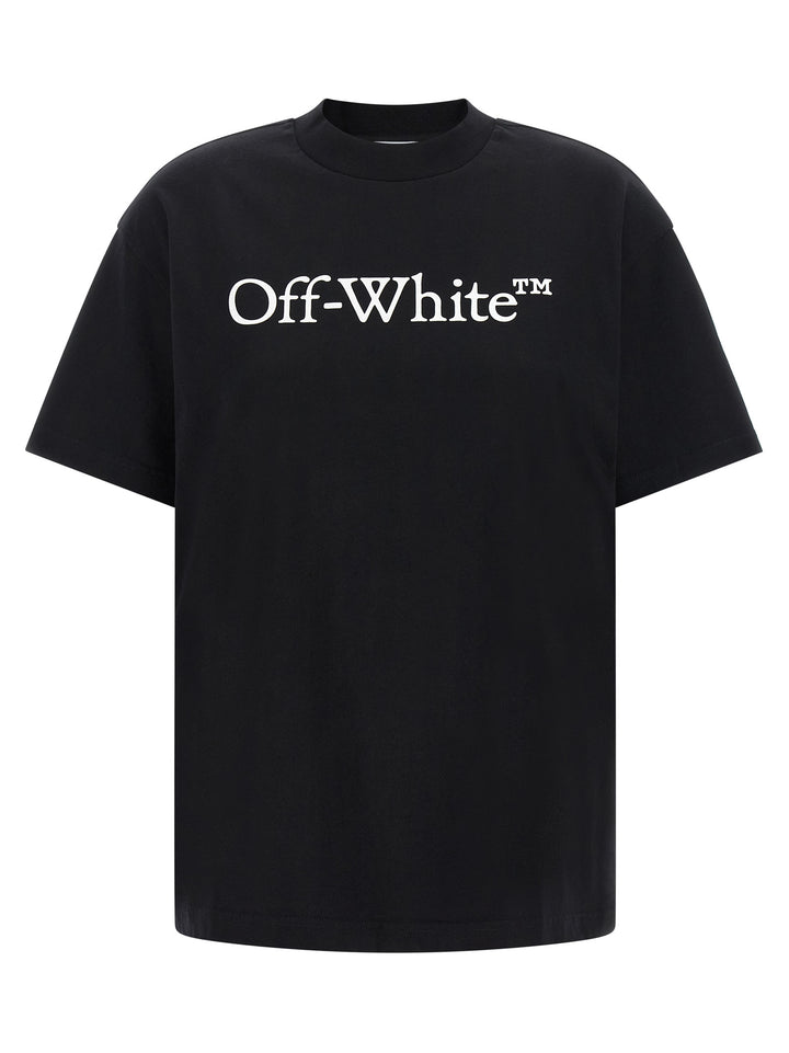 Off-White Big Logo Bookish T-shirt - Black | 4f3ae744bf9641f5df94b7b26d89bac82f9bff87