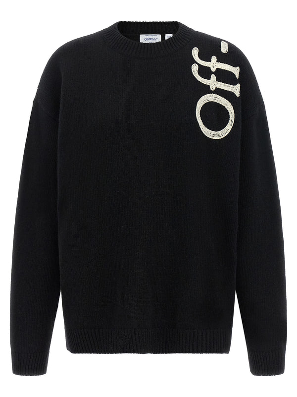 Vertical Bookish Sweaters And Cardigans White/Black