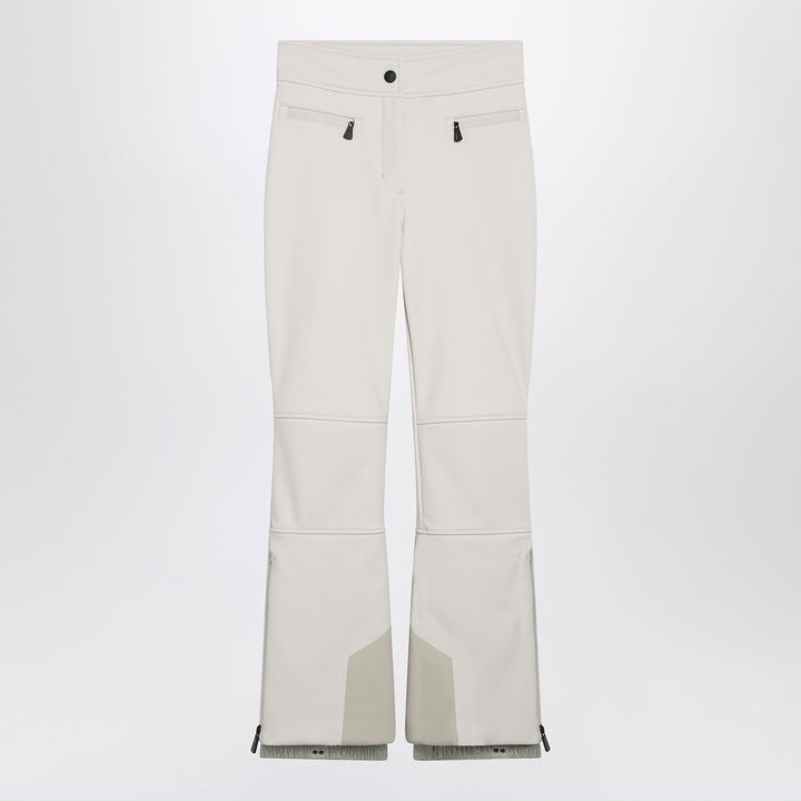 Moncler Grenoble Ivory Ski Trousers In Technical Fabric