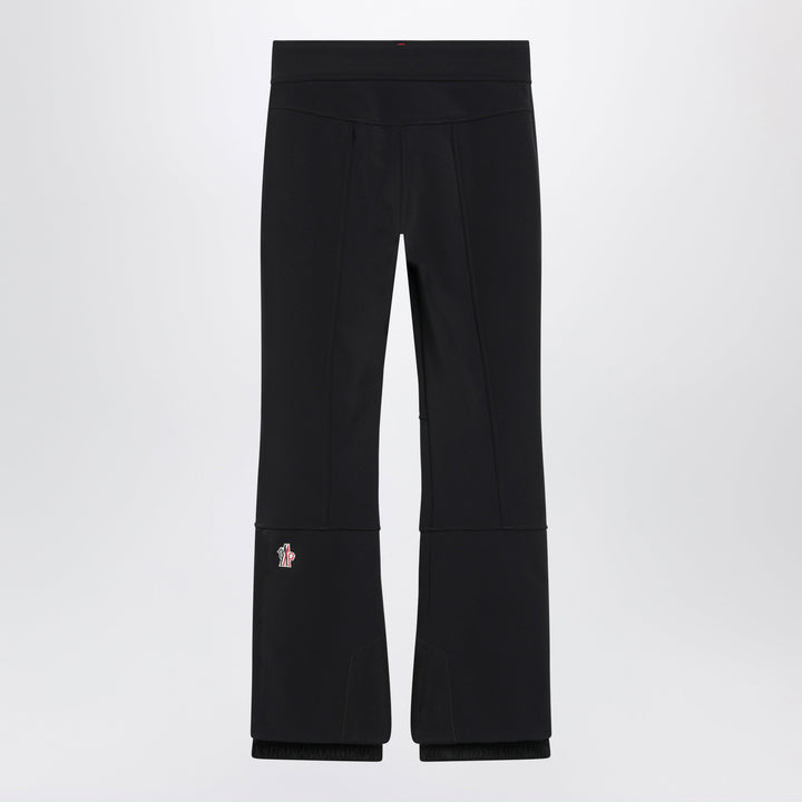 Moncler Grenoble Black Ski Trousers In Technical Fabric