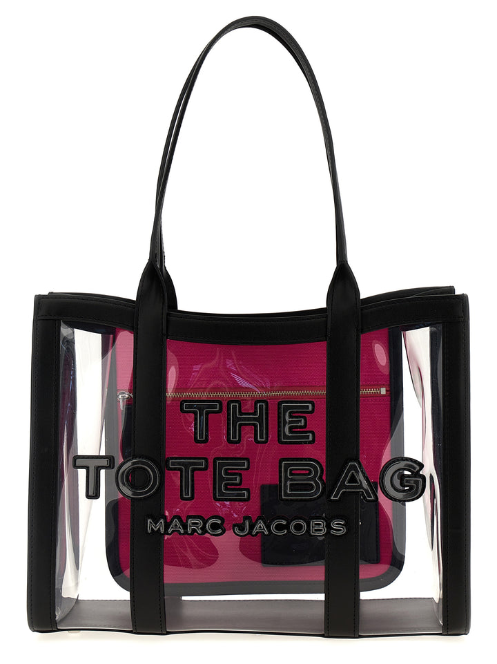 The Clear Medium Tote Bag Black