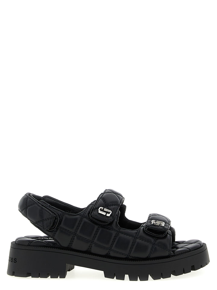 Marc Jacobs The Quilted Sunny Sandals - Black | 1fa5c9b6d948902089c090e15a7a19b92a7efc20