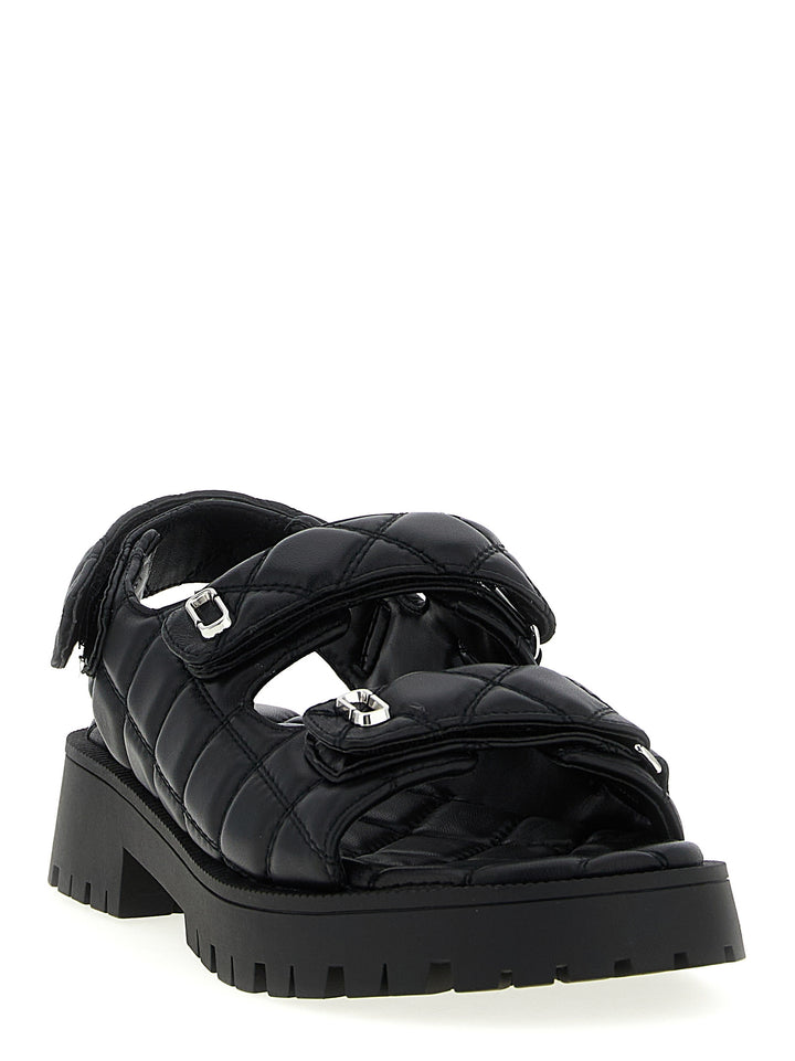 Marc Jacobs The Quilted Sunny Sandals - Black | b3b37247e63b5f3473938732602ec2c0ca812f37