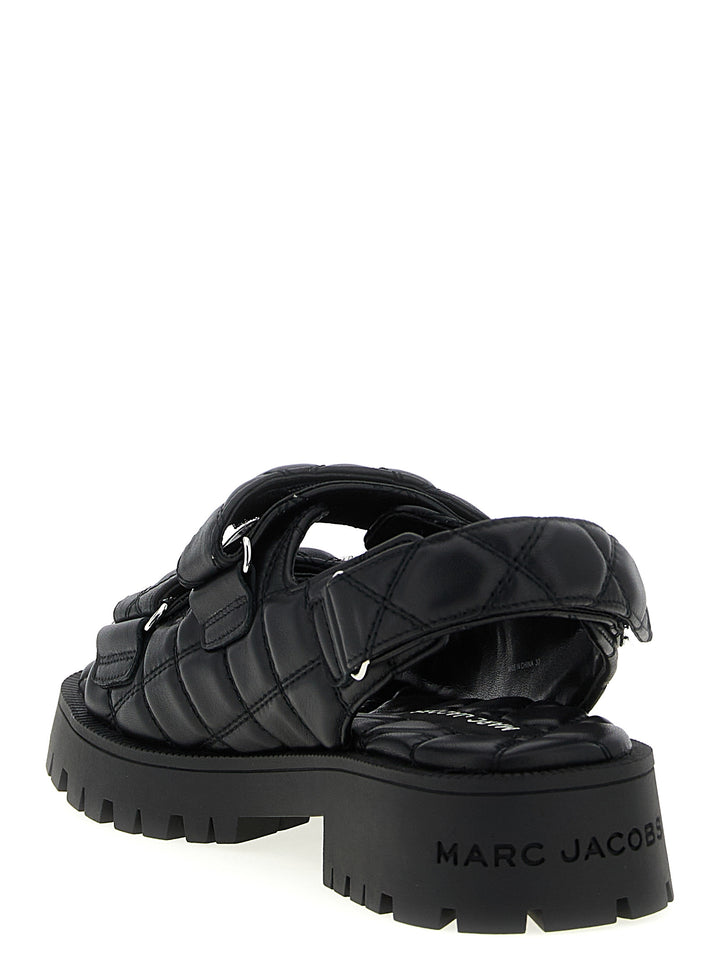 Marc Jacobs The Quilted Sunny Sandals - Black | 16d1ef5d469b4b4a6f4e2567751f43c7066b20c7