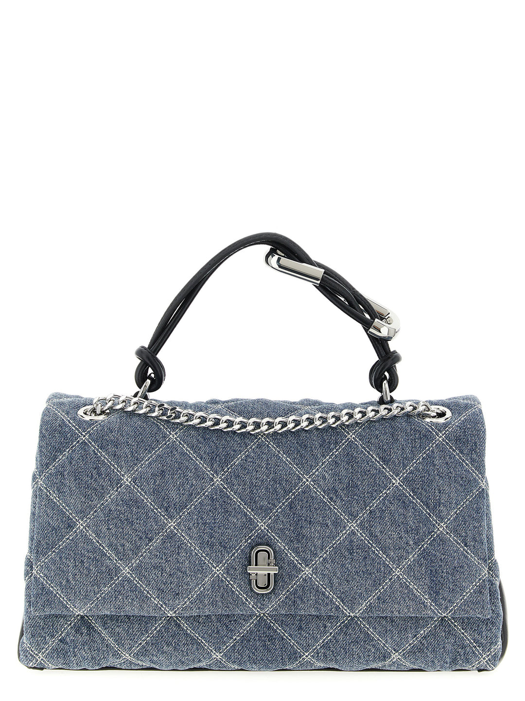 Marc Jacobs The Quilted Denim Dual Shoulder Bags - Blue | b702f24278353a196f30371c3145eff8d32a98d9