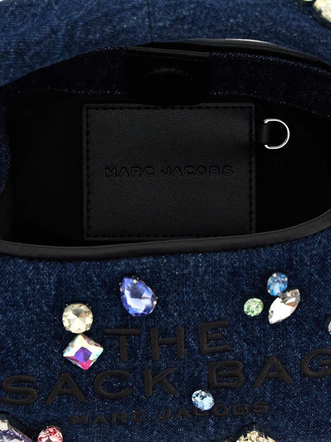 Marc Jacobs The Gem Denim Mini Sack Hand Bags - Blue | 2a0ba14af9b8613e7c021873bfb9201c95304129