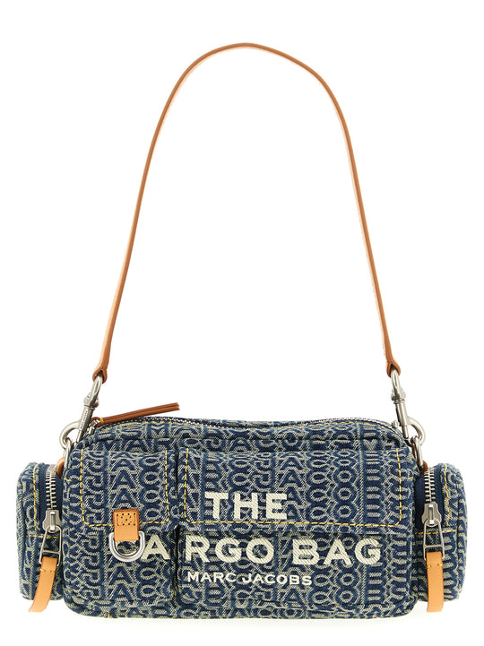 The Cargo Monogram Denim Shoulder Bags Blue