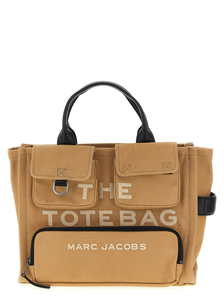 Marc Jacobs The Cargo Canvas Medium Tote Hand Bags - Brown | bf31f65c04f3b5875beaab61d2e4fd1d45b6d9c1