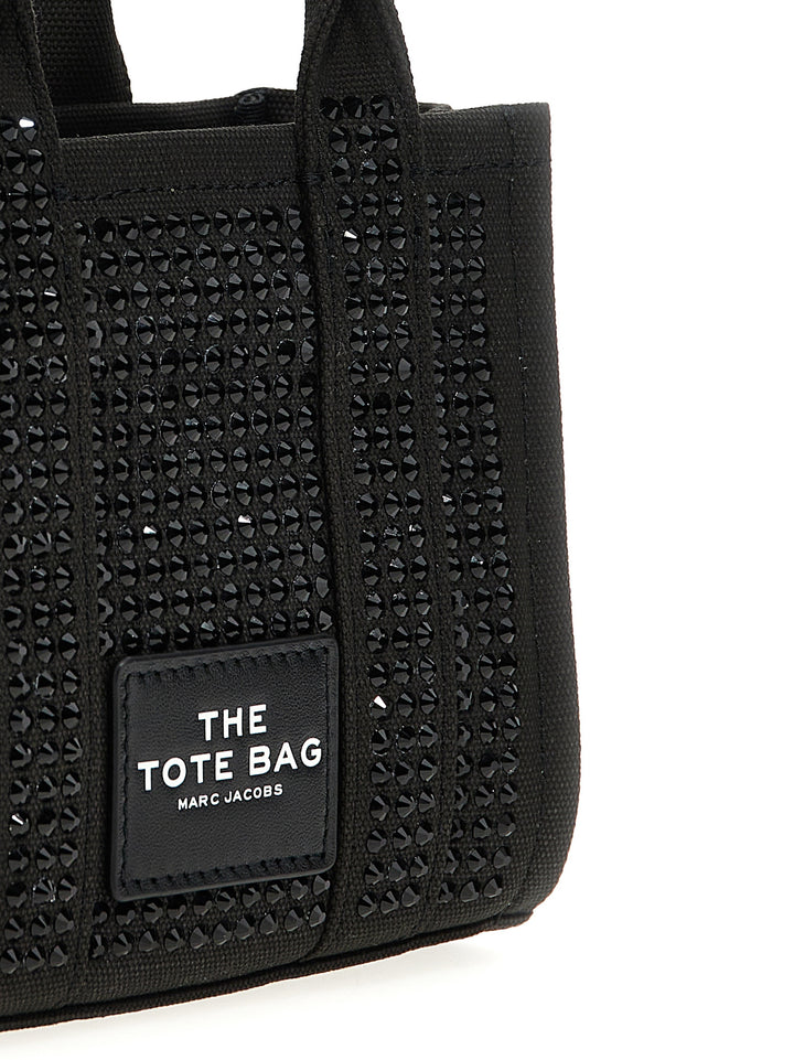 Marc Jacobs The Crystal Canvas Crossbody Tote Crossbody Bags - Black | 0a132cc13efd7904cdecdff4475c6f62526dfa51