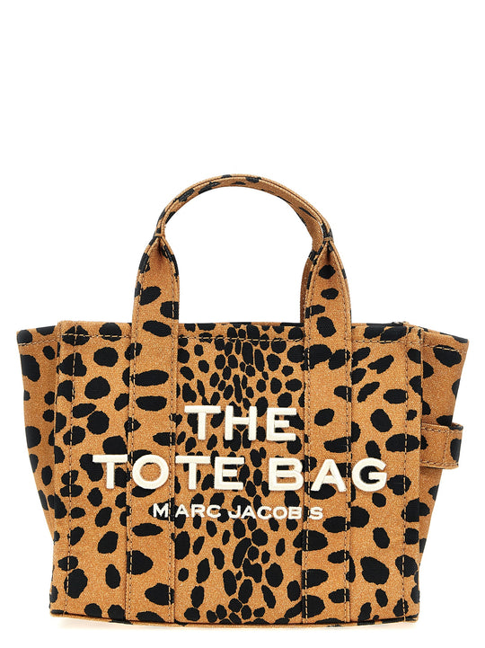 The Cheetah Canvas Small Tote Hand Bags Multicolor