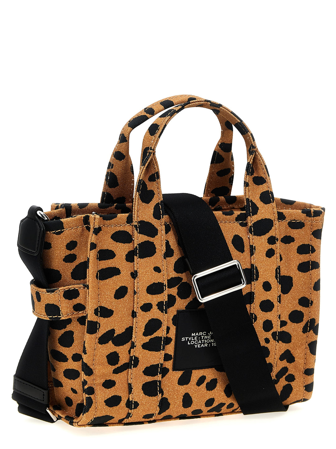 Marc Jacobs The Cheetah Canvas Small Tote Hand Bags - Multicolor | d054cea3583ddd5b9ab21818e3c54aa05e7bb1a3