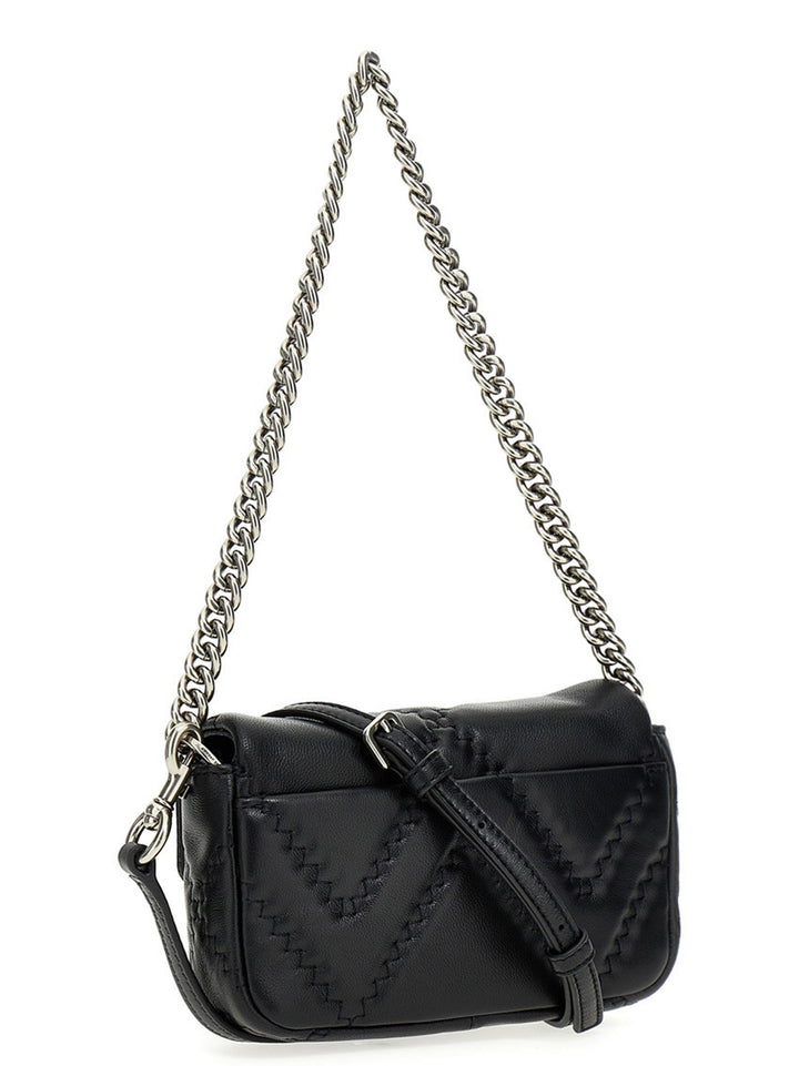 Logo Shoulder Bag Shoulder Bags Black