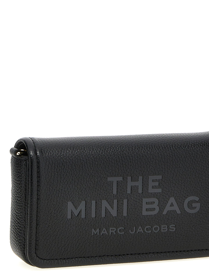 Marc Jacobs The Leather Mini Bag Crossbody Bags - Black | c8ac80ac92bd4cd407f95820c1002ba2931c8cf2