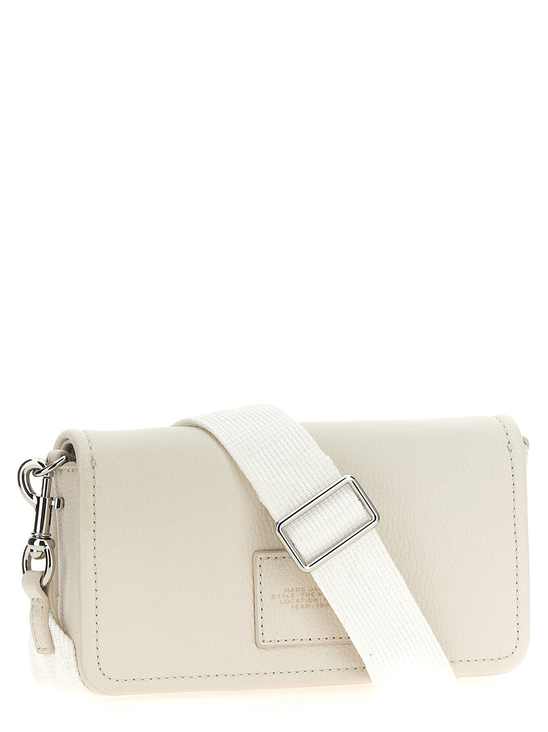 The Leather Mini Bag Crossbody Bags White