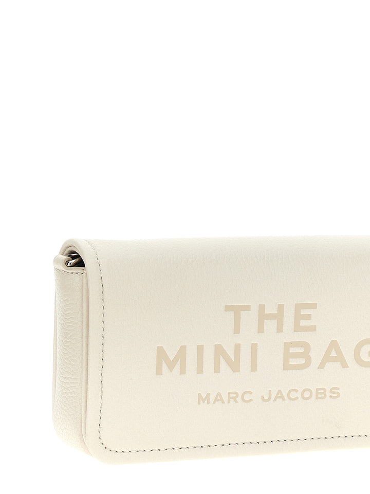 The Leather Mini Bag Crossbody Bags White