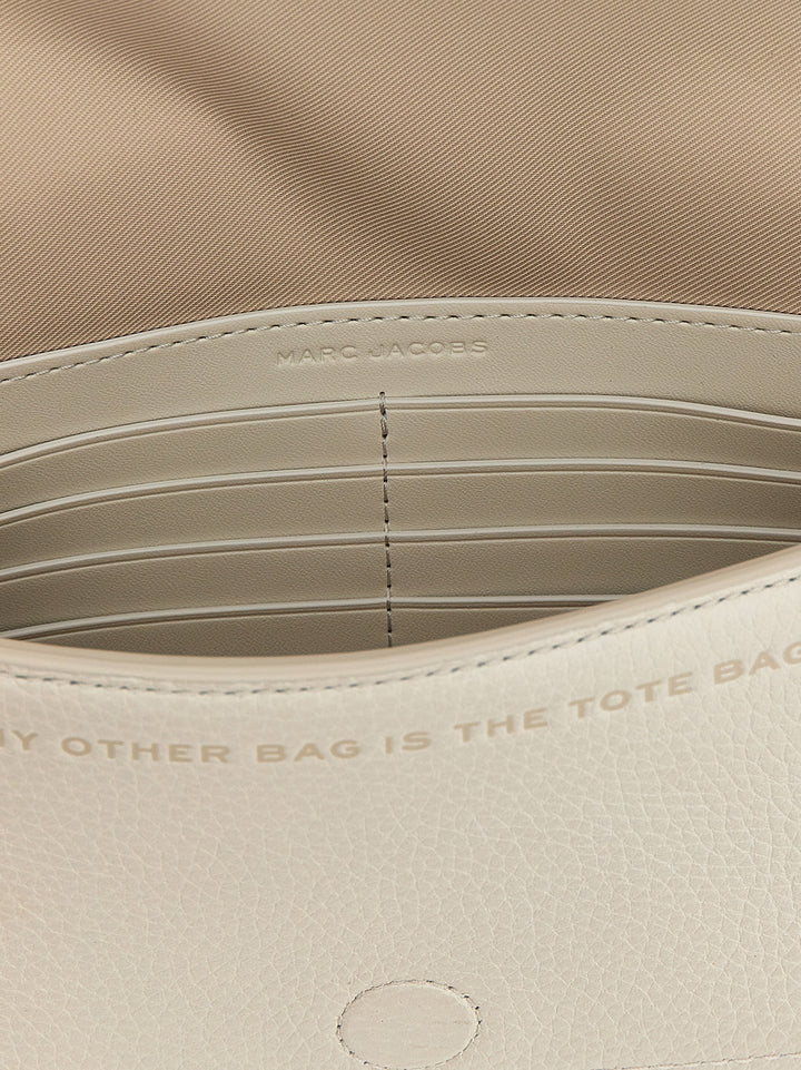 The Leather Mini Bag Crossbody Bags White