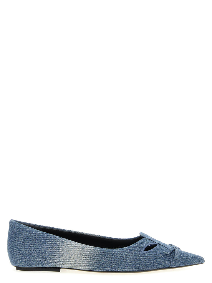Marc Jacobs The Denim Kat Flat shoes - Blue | 516b2f26633e2a400c03d7a941d0f8d9424c09fc