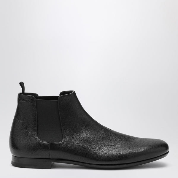 Botines Chelsea De Piel Negra