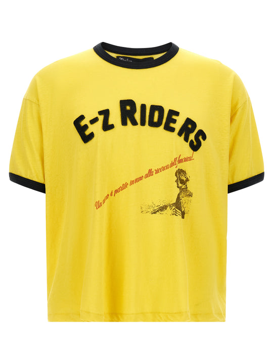 Ez Riders Ringer T-Shirt Yellow