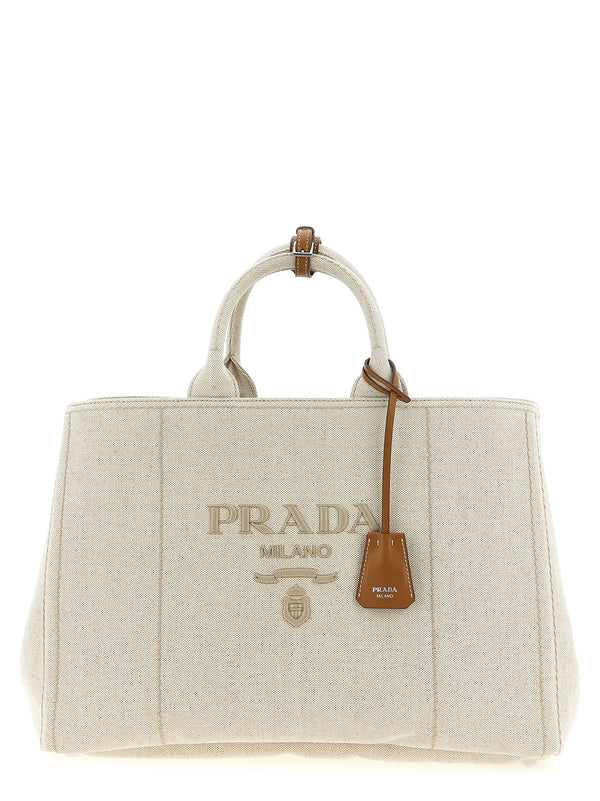 Prada JardinièRe Tote Bag Beige